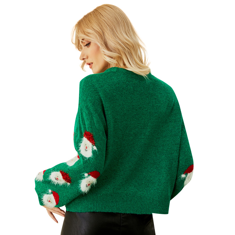 Christmas Santa Knit Sweater for Women & Kids