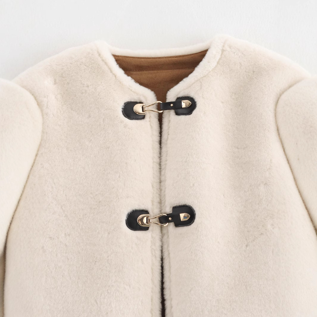 Women's Double-Sided Knot Button Jacket Streetwear