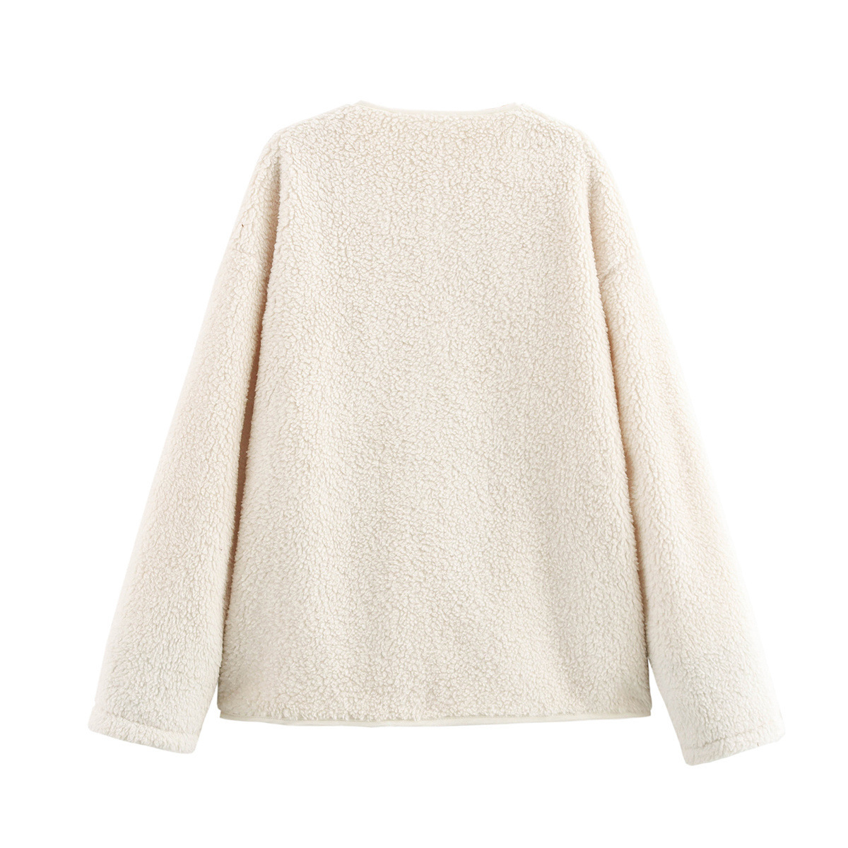 Women's Streetwear Faux Fur Panel Jacket