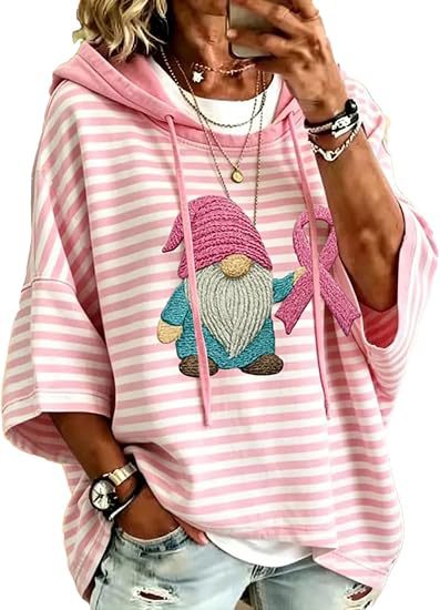 Women's Animal Plaid Print Casual Hoodie