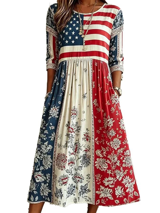 Women's Sleeveless Floral Print Ruched Bodycon Midi Dress