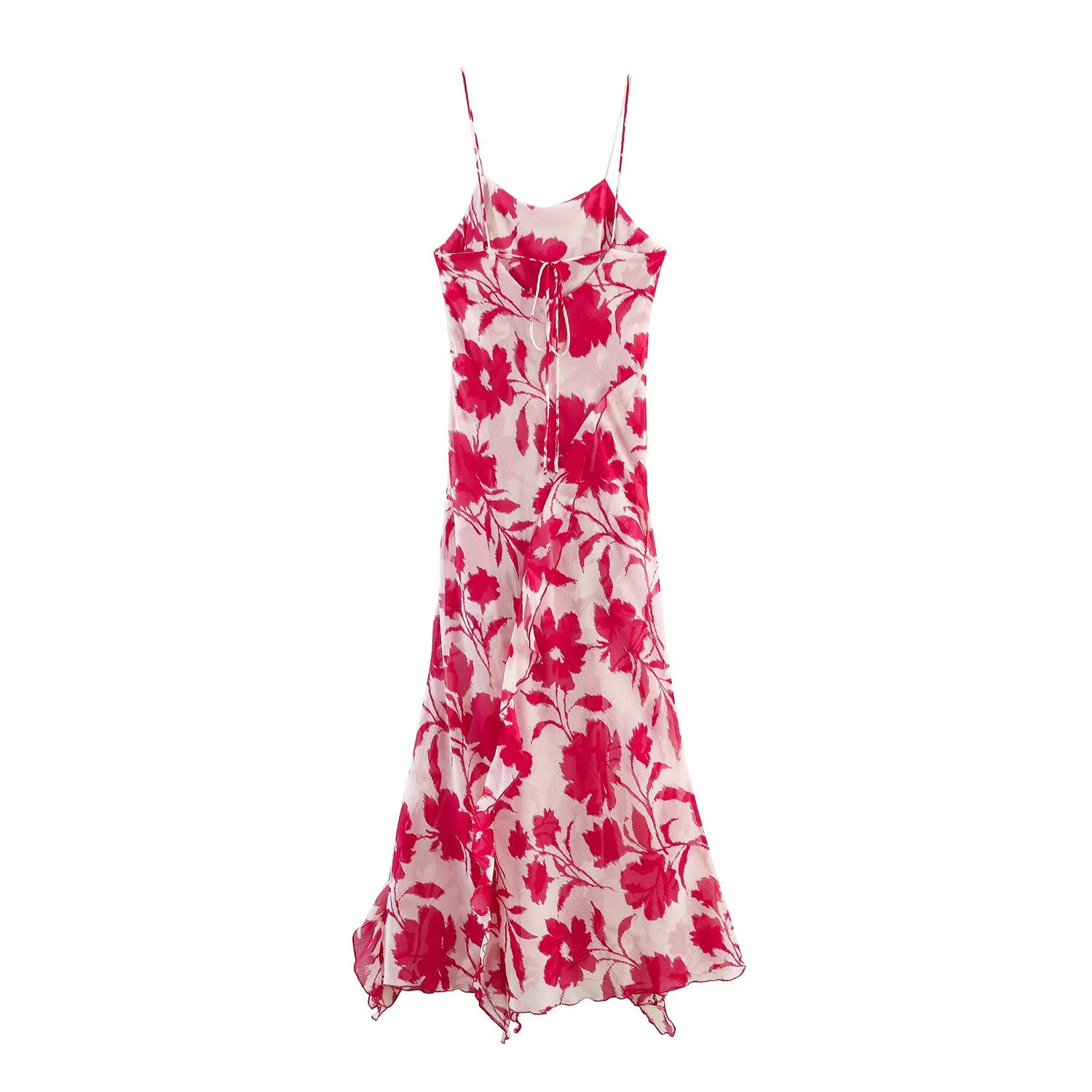 Floral Print Bodycon Midi Dress Sleeveless