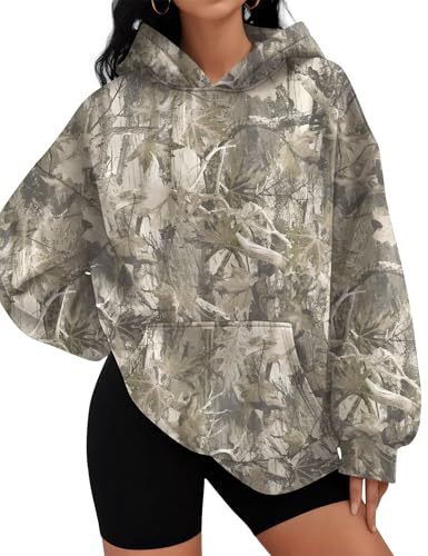 Women's Ocean Life Spiderweb Leaf Print Hoodie