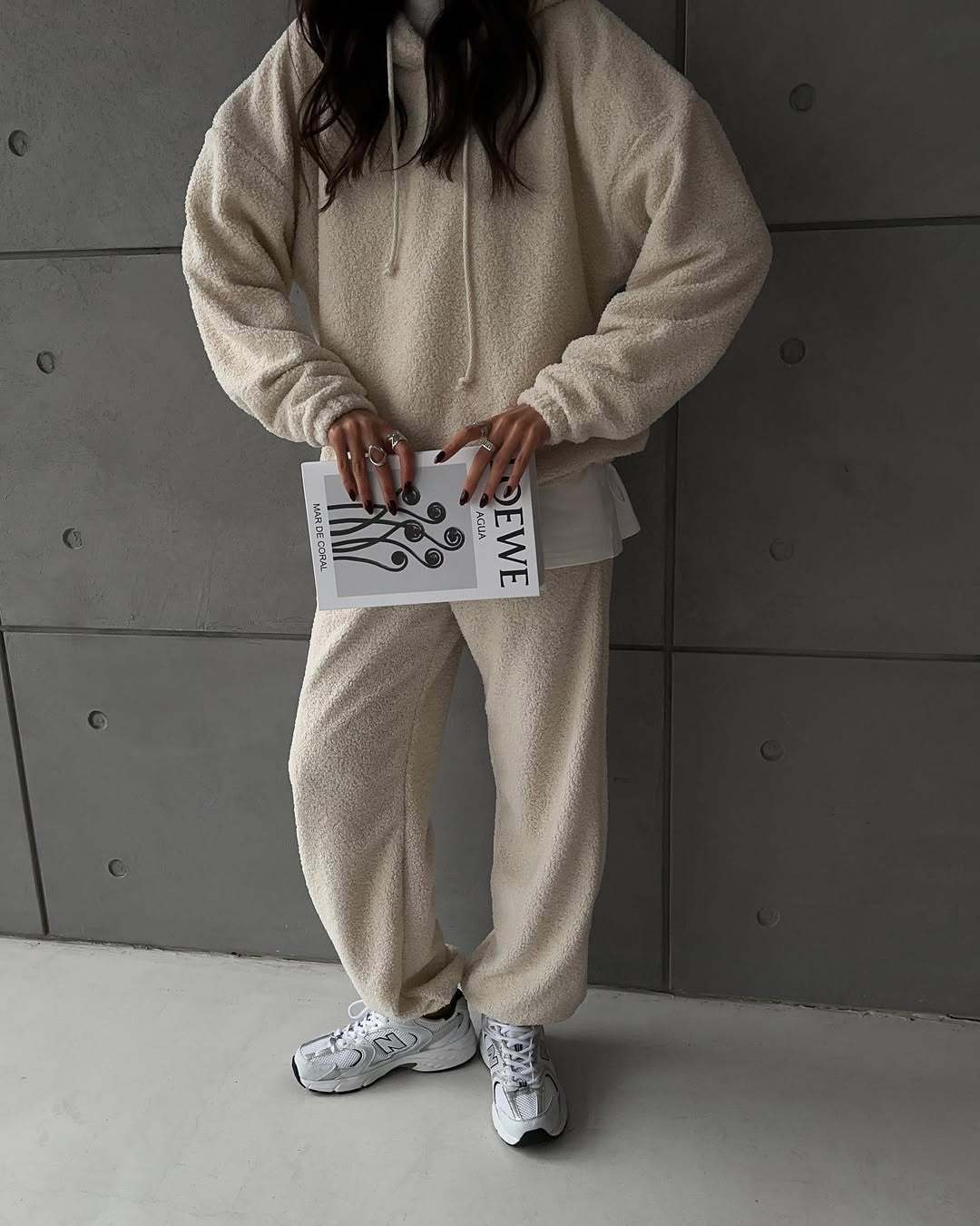 Women's Fleece Zip Pullover Hoodie and Pants Set