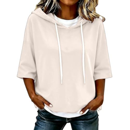 Women's Solid Print Casual Hoodie