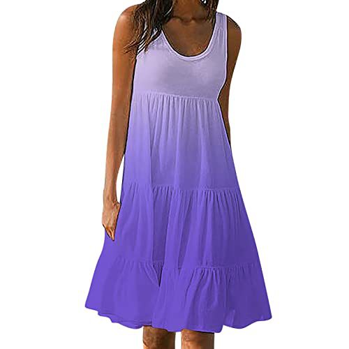 Women's Floral Print Ruched Bodycon Midi Dress Sleeveless Round Neck
