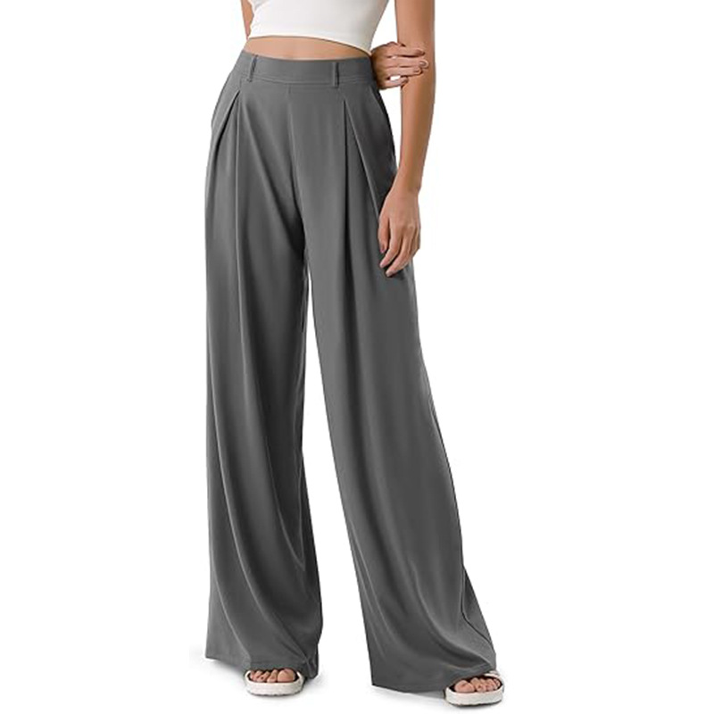 High-Waisted Wide-Leg Flared Lounge Pants for Women