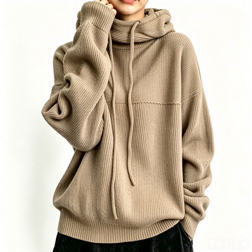 Women's Solid Color Loose Fit Pullover Sweater