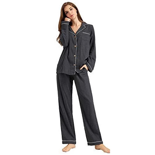 Women's Cuban Collar Long Sleeve Shirt Set