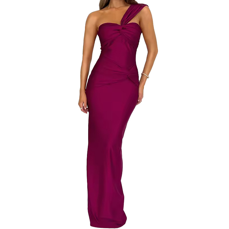 Women's Strapless Color-Block Bodycon Dress