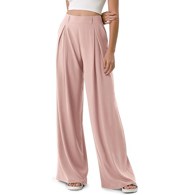High-Waisted Wide-Leg Flared Lounge Pants for Women