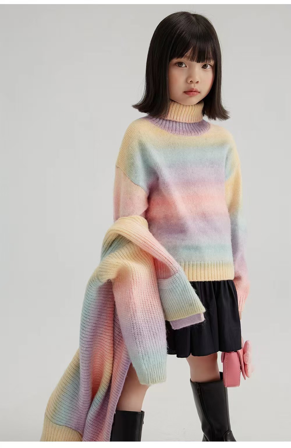 Trendy Color-Block Lazy Style Women's Sweater
