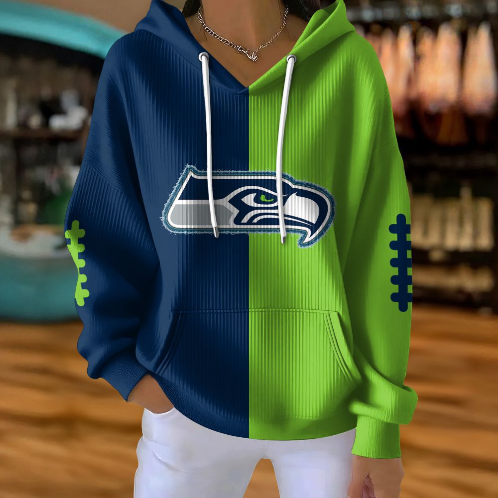 Women's American Sports Graphic Print Casual Hoodie