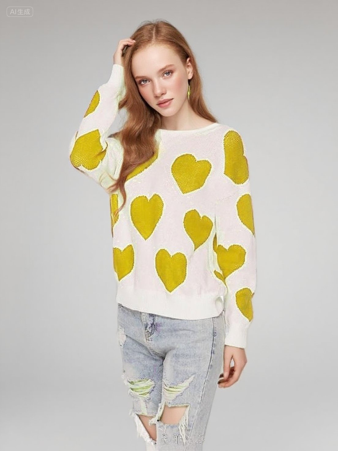 Women's Off-Shoulder Knit Sweater Loose Lazy Style Short Long Sleeve Pullover