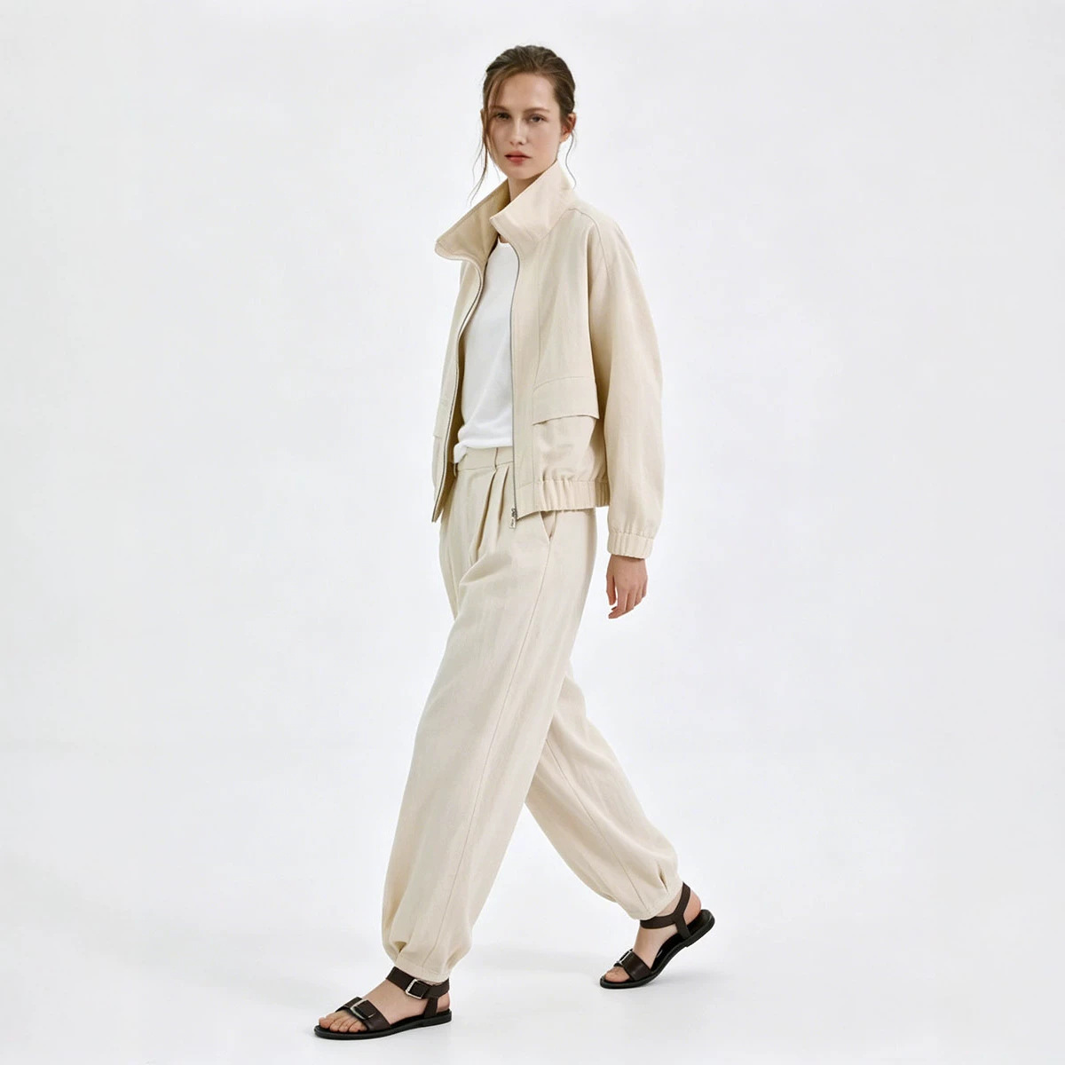 Women's Casual Two-Piece Sweater and Pants Set