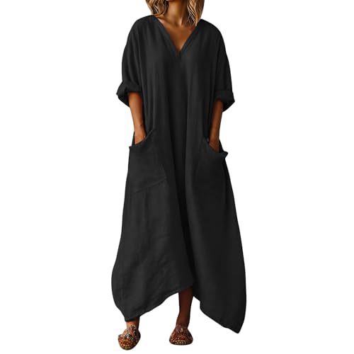 Women's Minimalist Solid Color Elegant Casual A-Line Dress