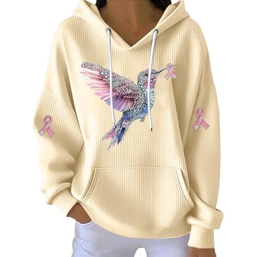 Women's Ribbon Wings Animal Print Hoodie