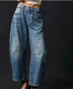 Women's Vintage Print Straight-Leg Casual Pants