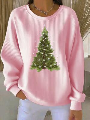 Christmas Pullover Women's Sweatshirt Oversized Crewneck