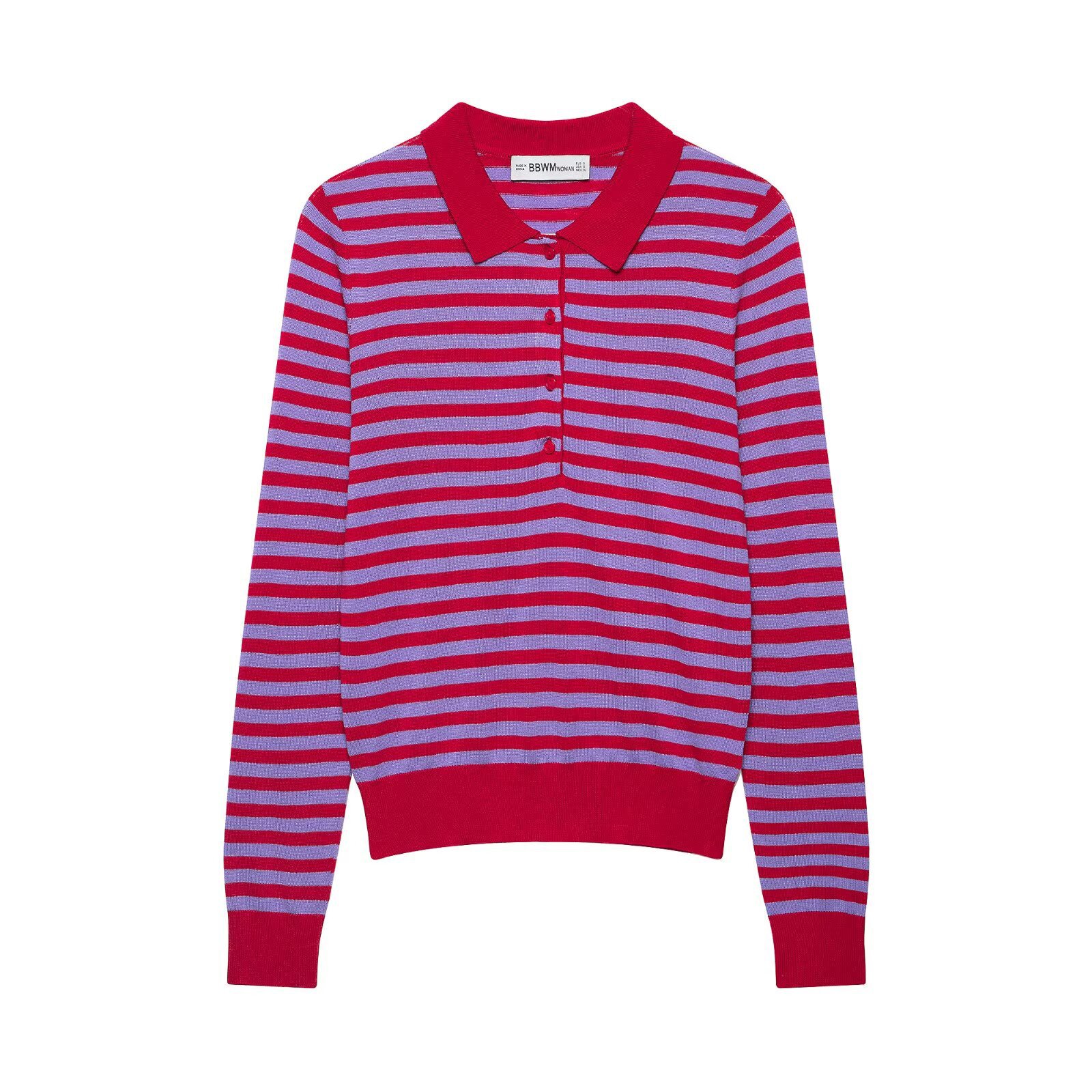 Women's Color-Block Striped V-Neck Button-Front Knit Cardigan