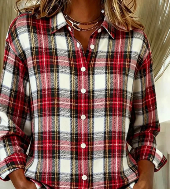 Women's Collared Button-Front Cardigan Sweater, Solid 3D Print Knit, Loose Fit
