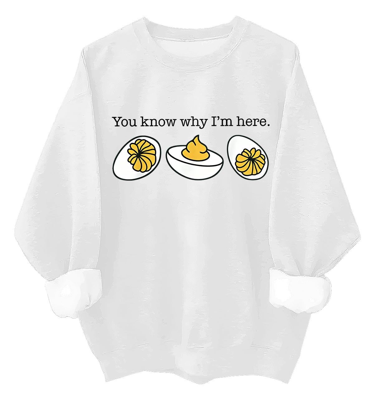 Women's Letter Print Crewneck Sweatshirt