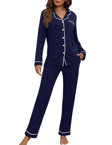 Women's Cuban Collar Polka Dot Print Long Sleeve Shirt Set
