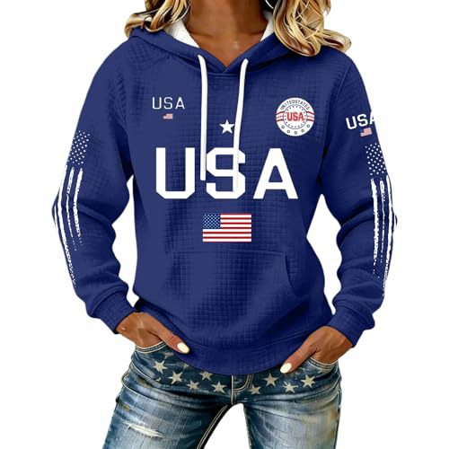 Women's Star Print Casual Hoodie