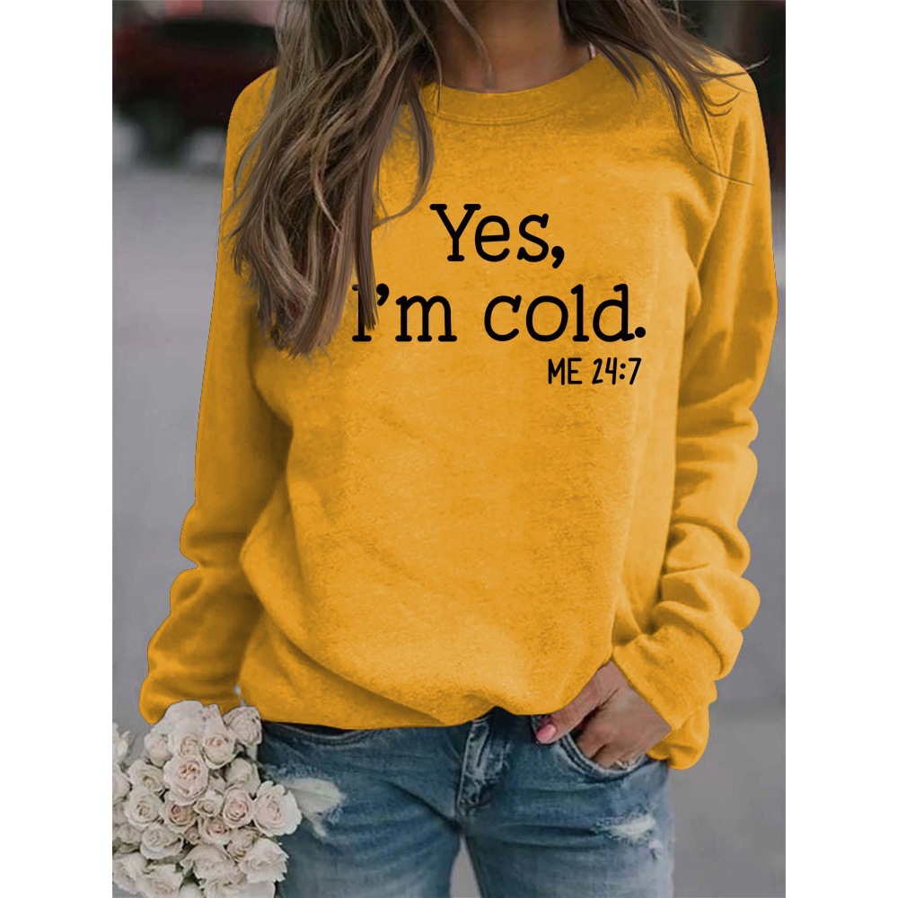 Women's Crewneck Pullover Long Sleeve Sweatshirt