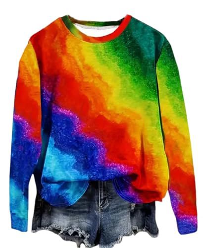Women's Floral Animal Pumpkin Print Crewneck Sweatshirt