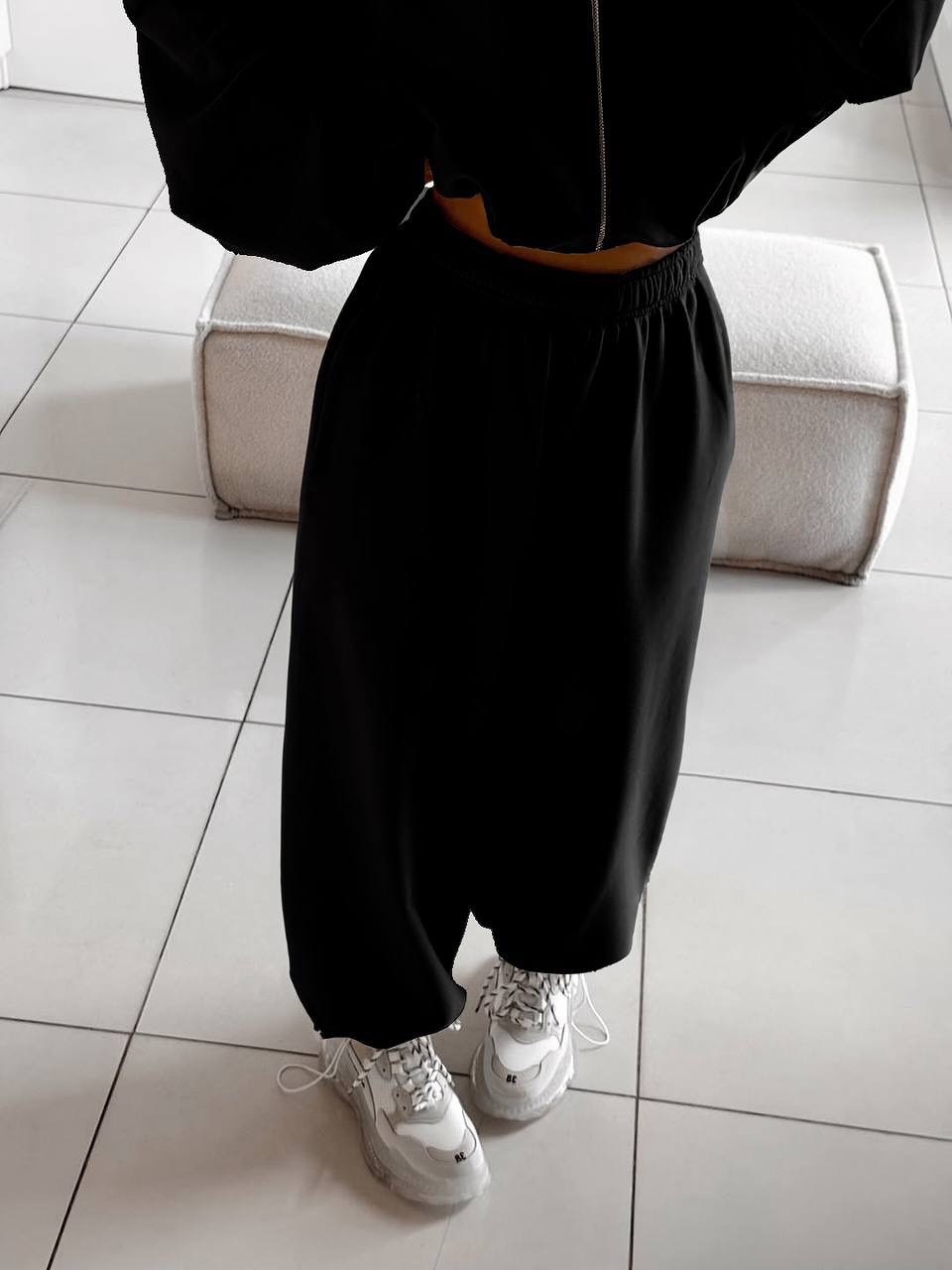 Women's Solid Color Zip-Up Hooded Cardigan & Jogger Pants Two-Piece Set