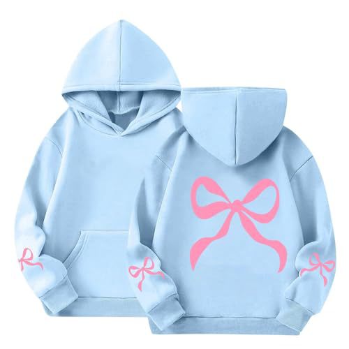 Women's Bow Ribbon Print Hoodie