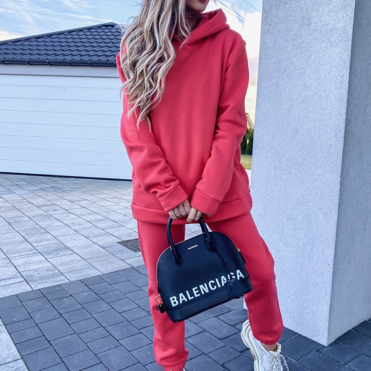 Women's Casual Hooded Sweatshirt and Pants Set