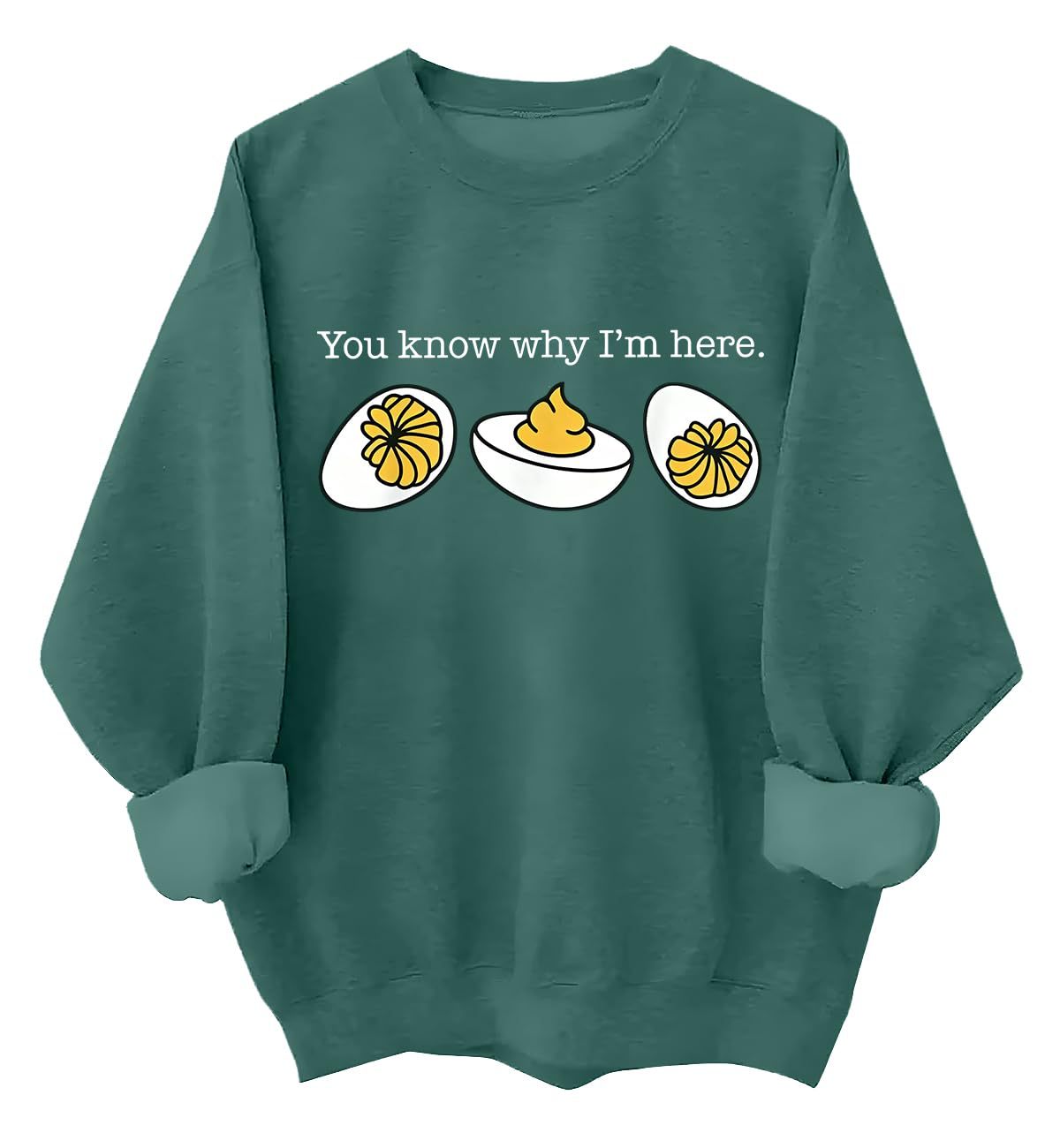 Women's Letter Print Crewneck Sweatshirt