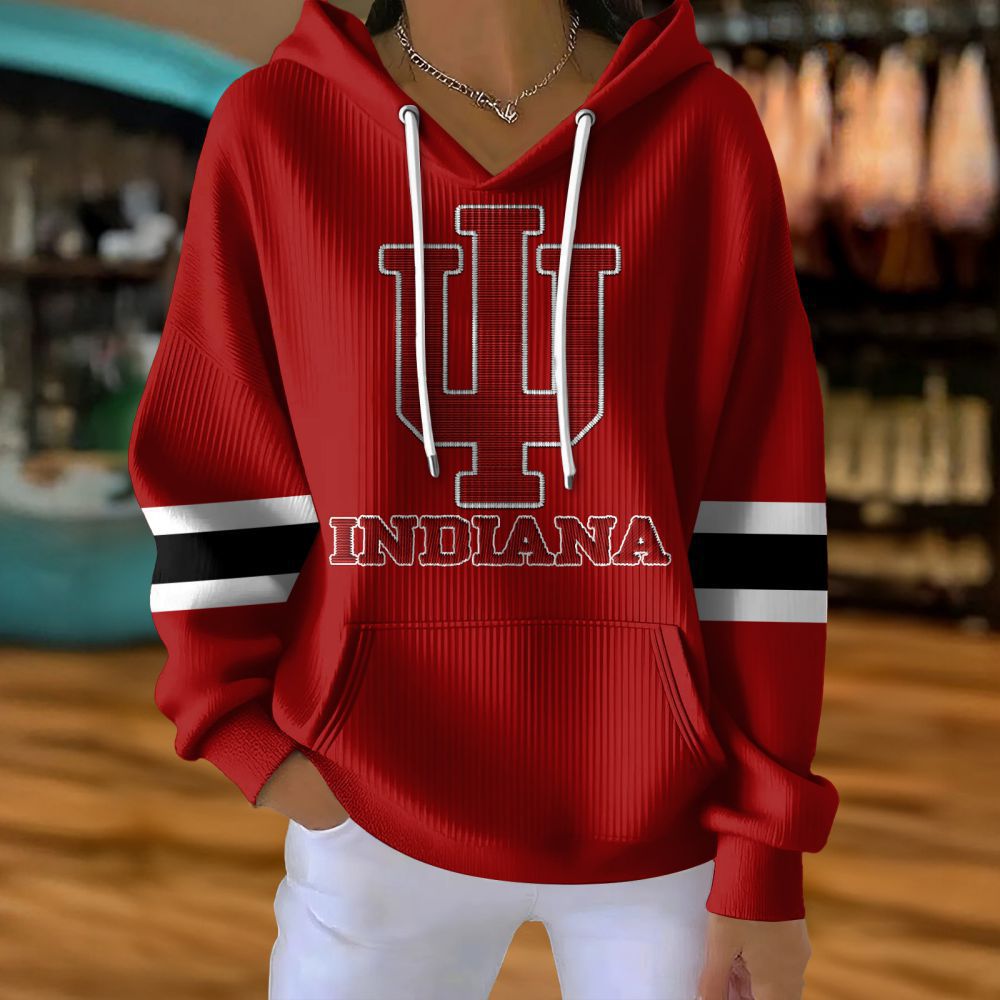Women's American Sports Graphic Print Casual Hoodie