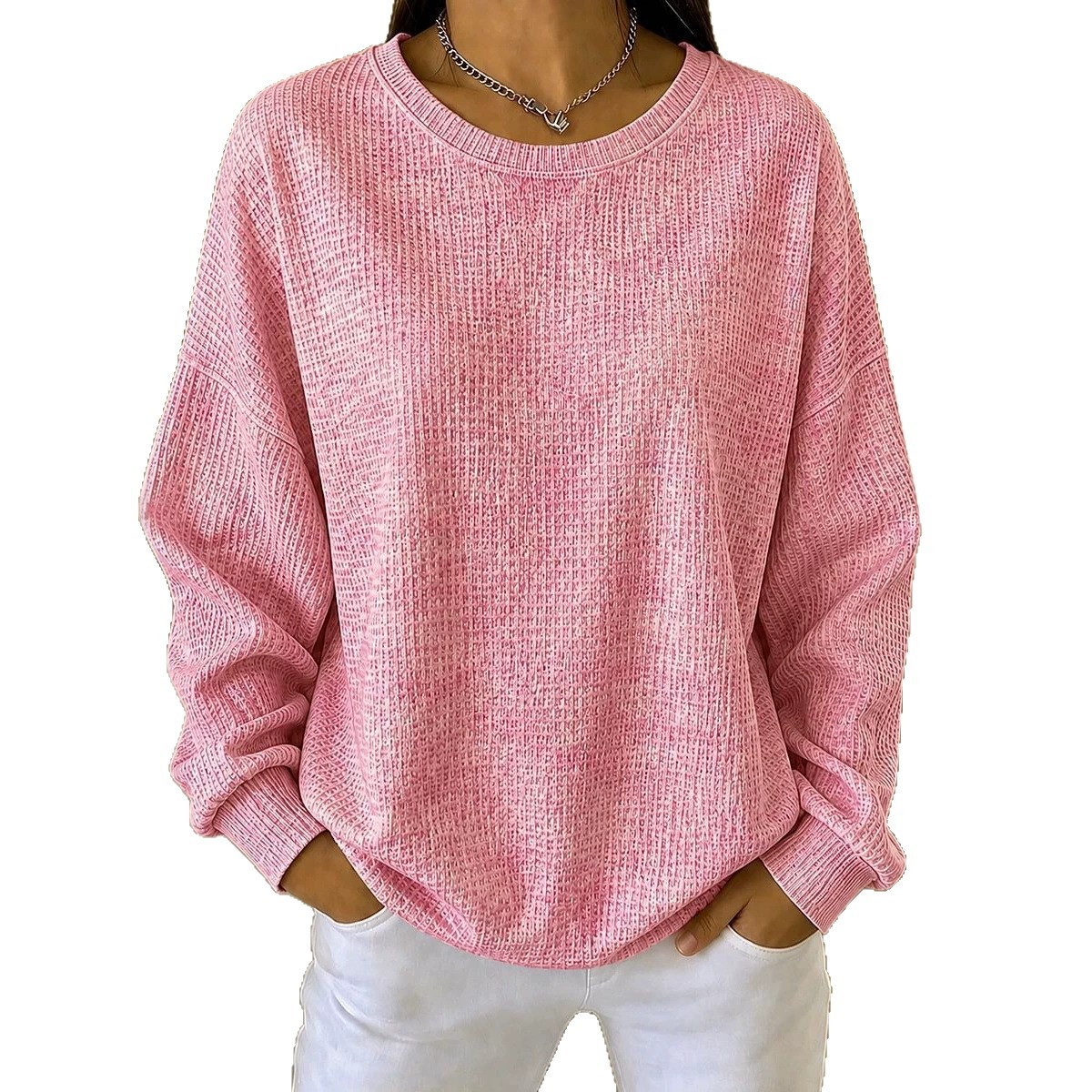 Women's Minimalist Elegant Printed Casual Sweatshirt