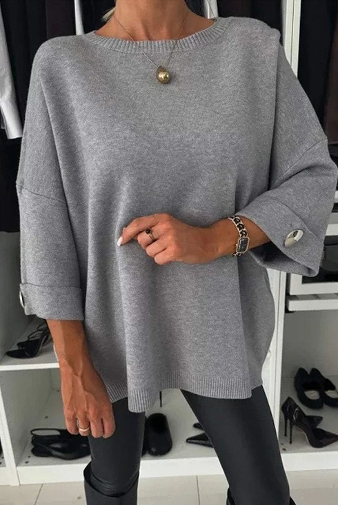 Women's Crewneck Pullover Casual Top