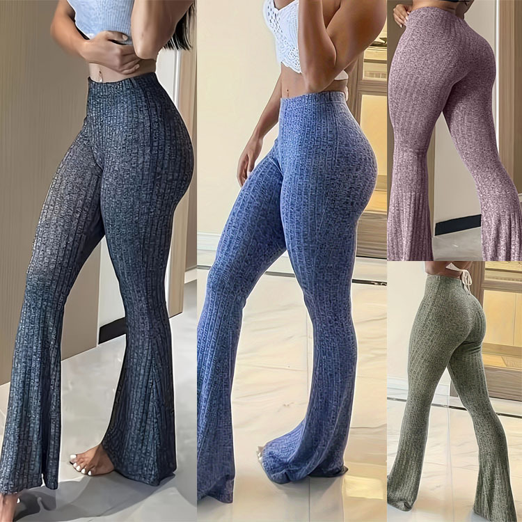 High-Waisted Slim Fit Flare Yoga Pants