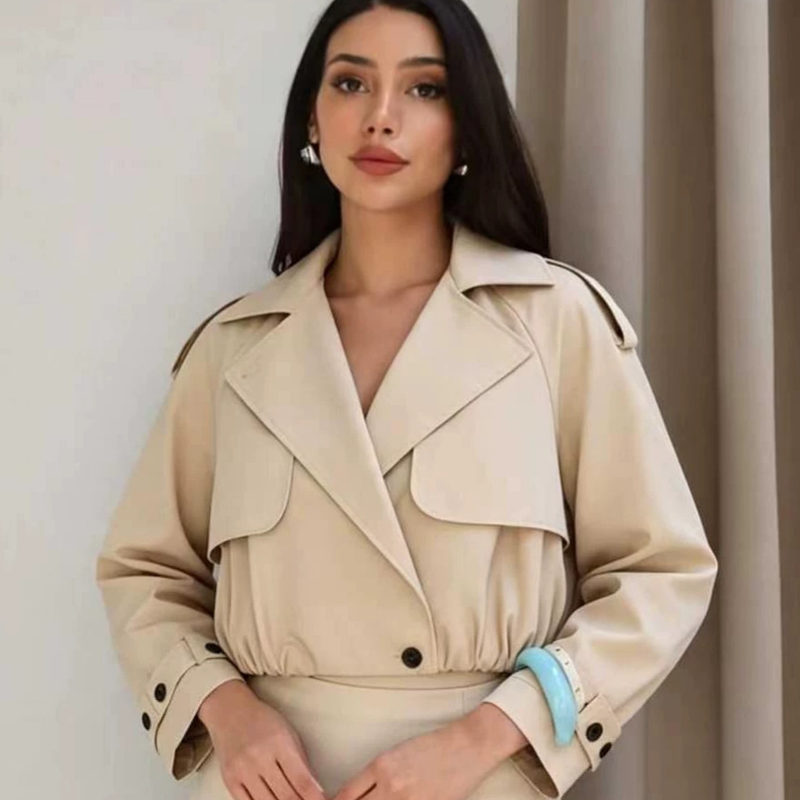 Women's Chic Color-Block Blazer Jacket