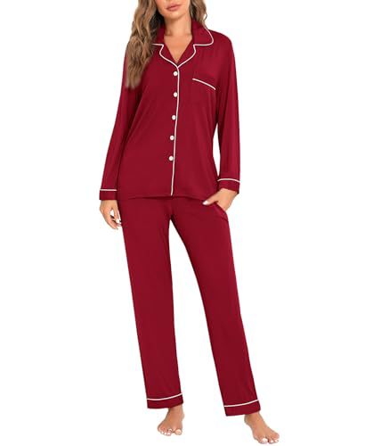 Women's Cuban Collar Retro Print Long Sleeve Loungewear Set