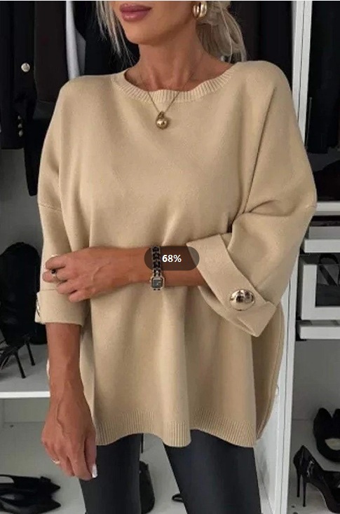 Women's Crewneck Pullover Casual Top