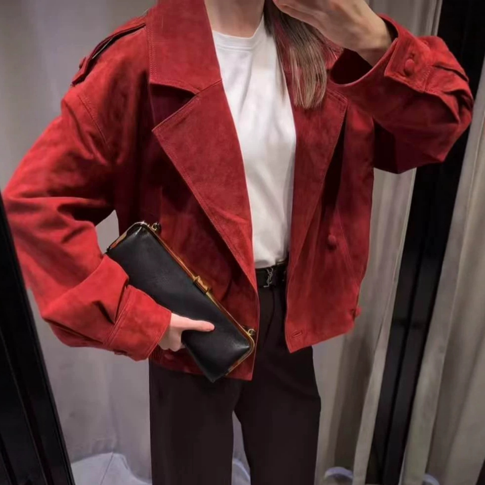 Women's Long Sleeve Blazer Coat with 3D Pattern