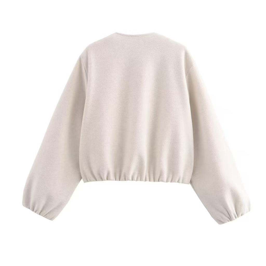 Women's Soft Bomber Jacket Zip-Up Two Colors