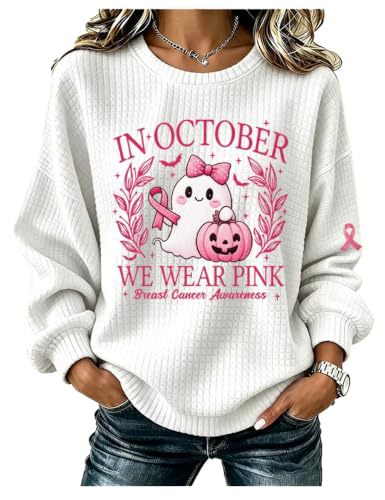 Women's Pumpkin Ribbon Halloween Print Casual Sweatshirt
