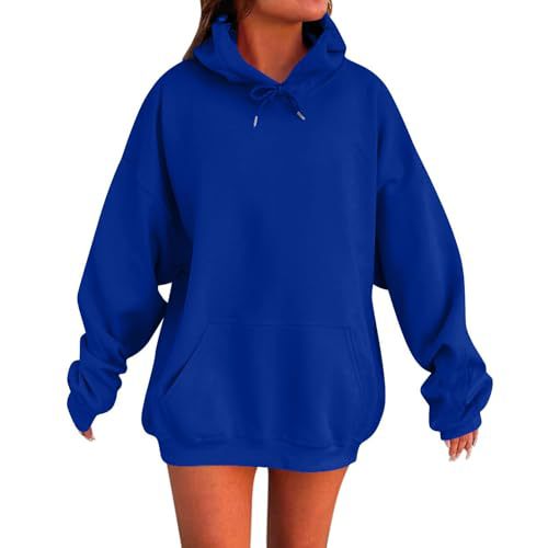 Women's Elegant Print Hoodie Long Sleeve Crew Neck