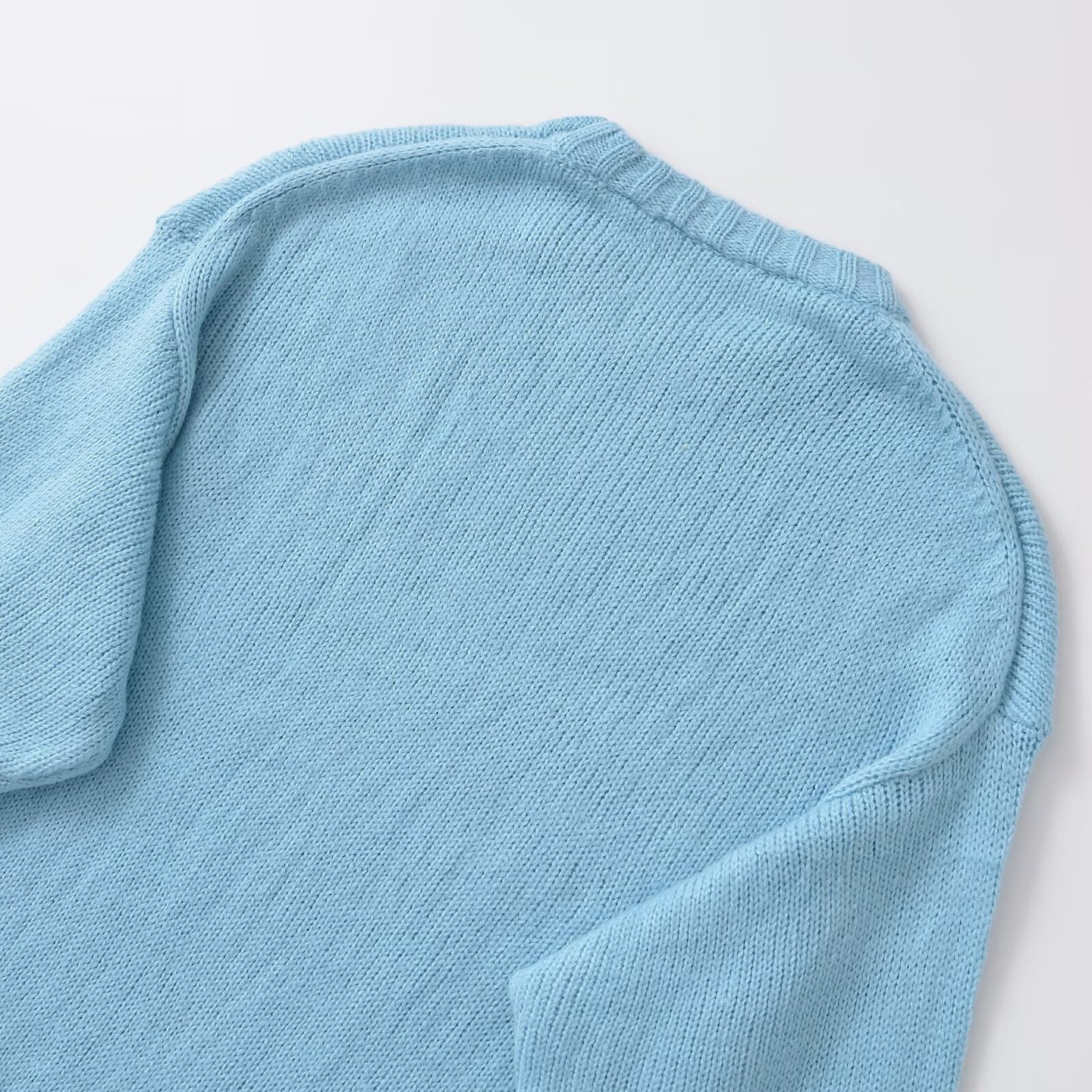 Women's Solid Crewneck Knit Sweater Pullover