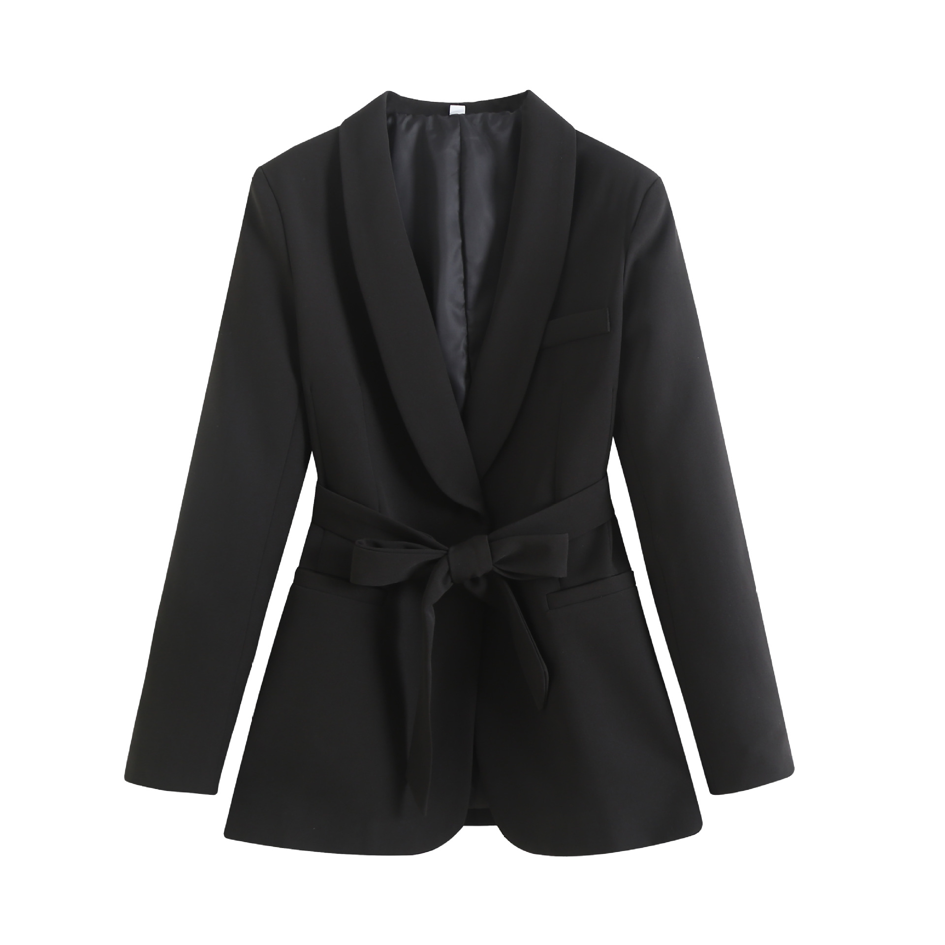 Women's Belted Blazer and Pants Set