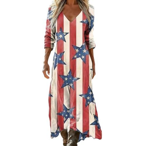 Women's Striped Floral Print Ruched Midi Dress