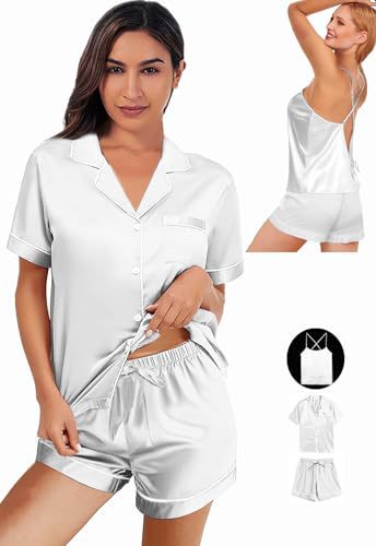 Women's Cuban Collar Retro Short Sleeve Button Set