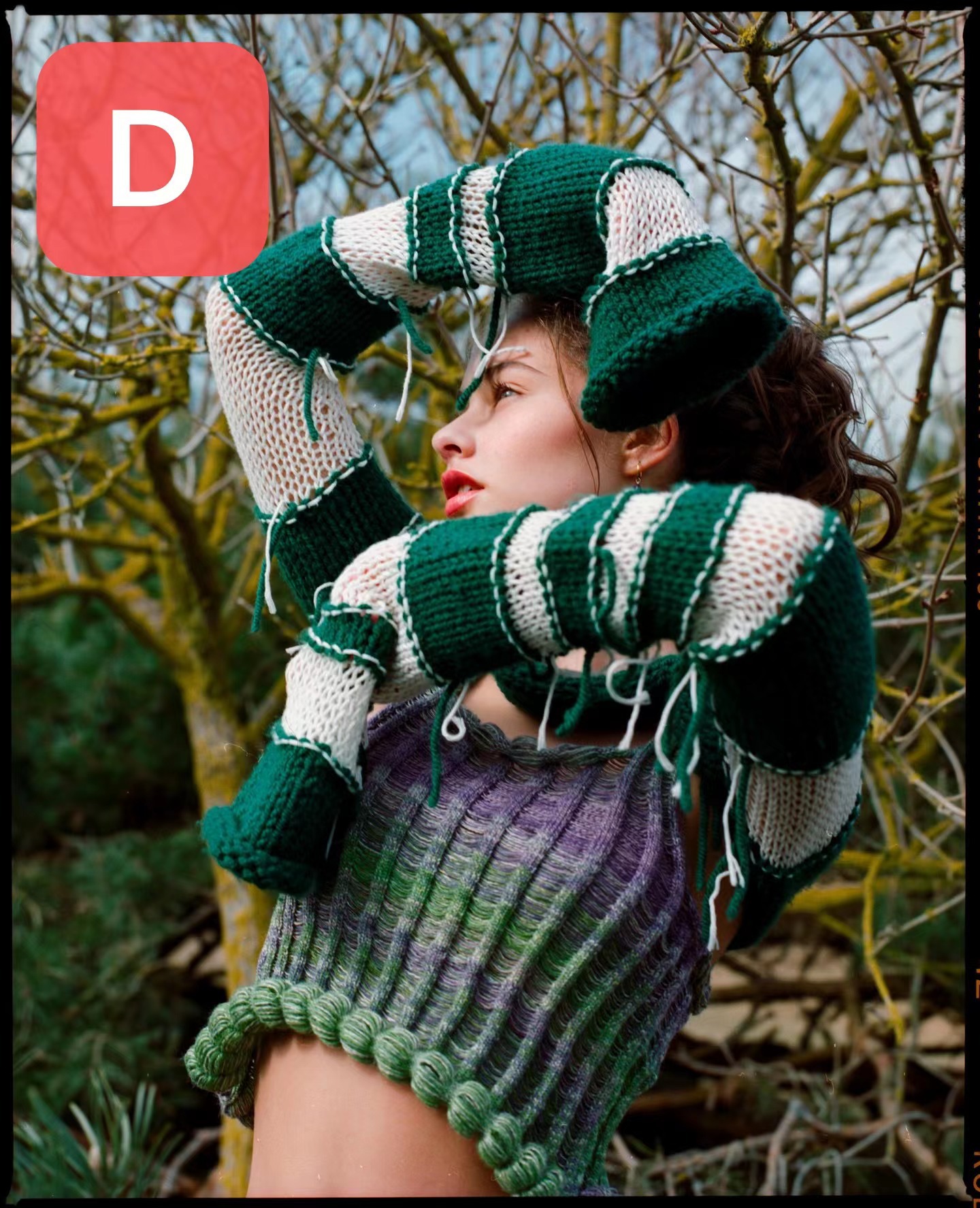 Women's Open-Knit Long-Sleeve Shrug